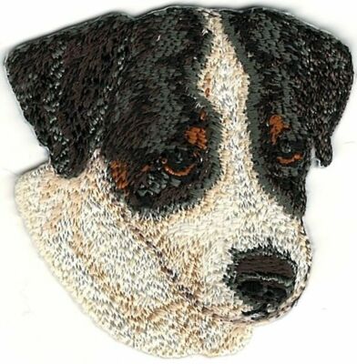 2'' x 2'' Jack Russell Terrier Dog Breed Portrait Embroidery Patch