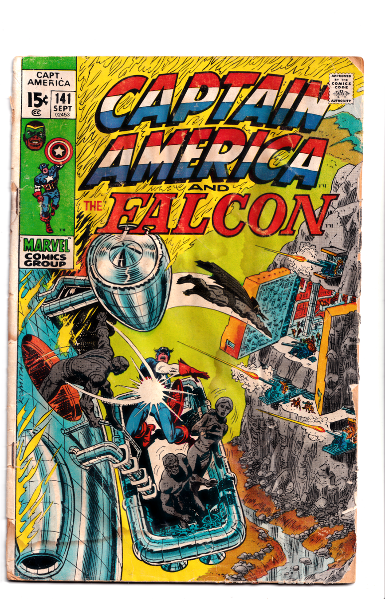 Captain America #141 Falcon Marvel Comics 1971 | eBay