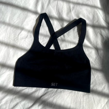 SET ACTIVE SCULPTFLEX  BOX CUT BRA ONYX SMALL NEW NO TAGS