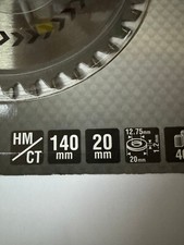 Craftomat Multi Kreiss&auml;geblatt 140 x 20 / 12,75 mm 40 HM-Z&auml;hne Sonderposten