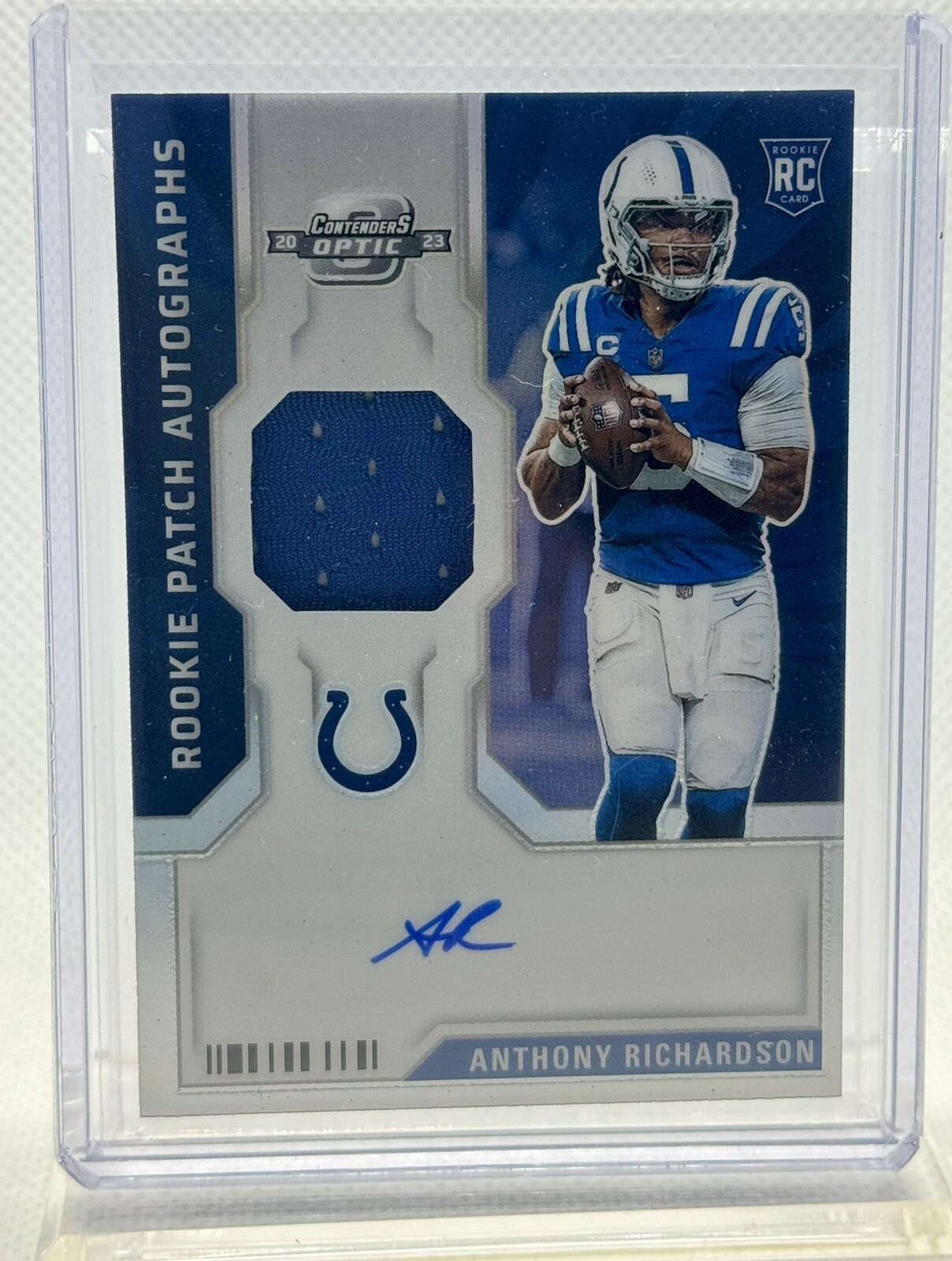 Anthony Richardson 2023 Contenders Optic #RPA-AR Rookie Patch Auto