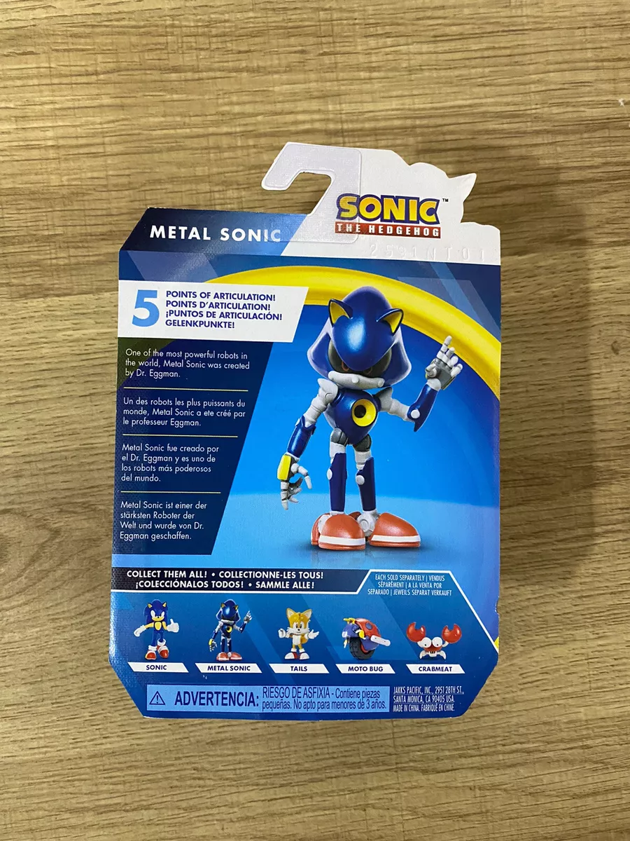 Bonecos Sonic The Hedgehog F00662 - Modern Metal Sonic Action Figure