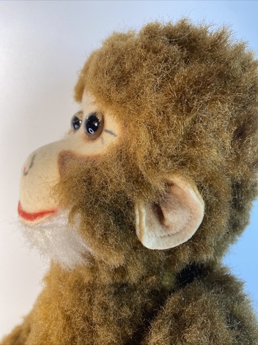 Vintage Brown Mohair Jocko Monkey Fully Jointed As Is Unknown Brand Steiff? 21in - Picture 11 of 12