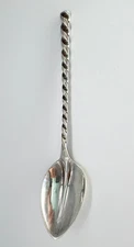 Antique Dominick & Haff Sterling Silver Demitasse Spoon Nature Arts and Crafts