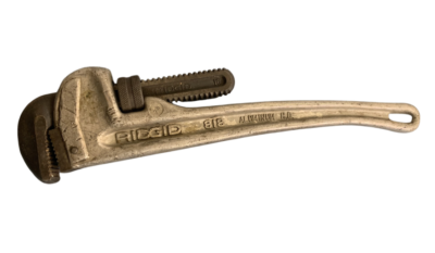 #ad #ad Rigid Pipe Wrench Tool Model 818 Heavy Duty Lightweight Aluminum 18quot; USA * $53.99