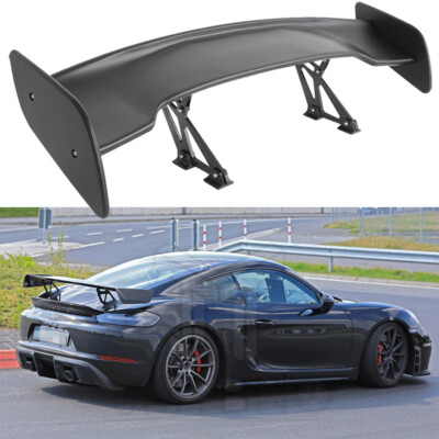 For Porsche 718 Cayman GT4 46'' Matt Rear Trunk Spoiler Wing Racing GT Style Wing