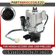 Ignition Distributor w/ Cap & Rotor for Honda Accord Prelude L4 2.0L 30100PJ0663