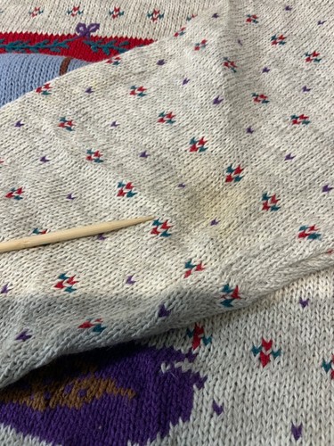 Vintage Woolrich Knit Sweater Women’s Large Beige Duck Wildlife Cottage Core 90s - 第 8/8 張圖片