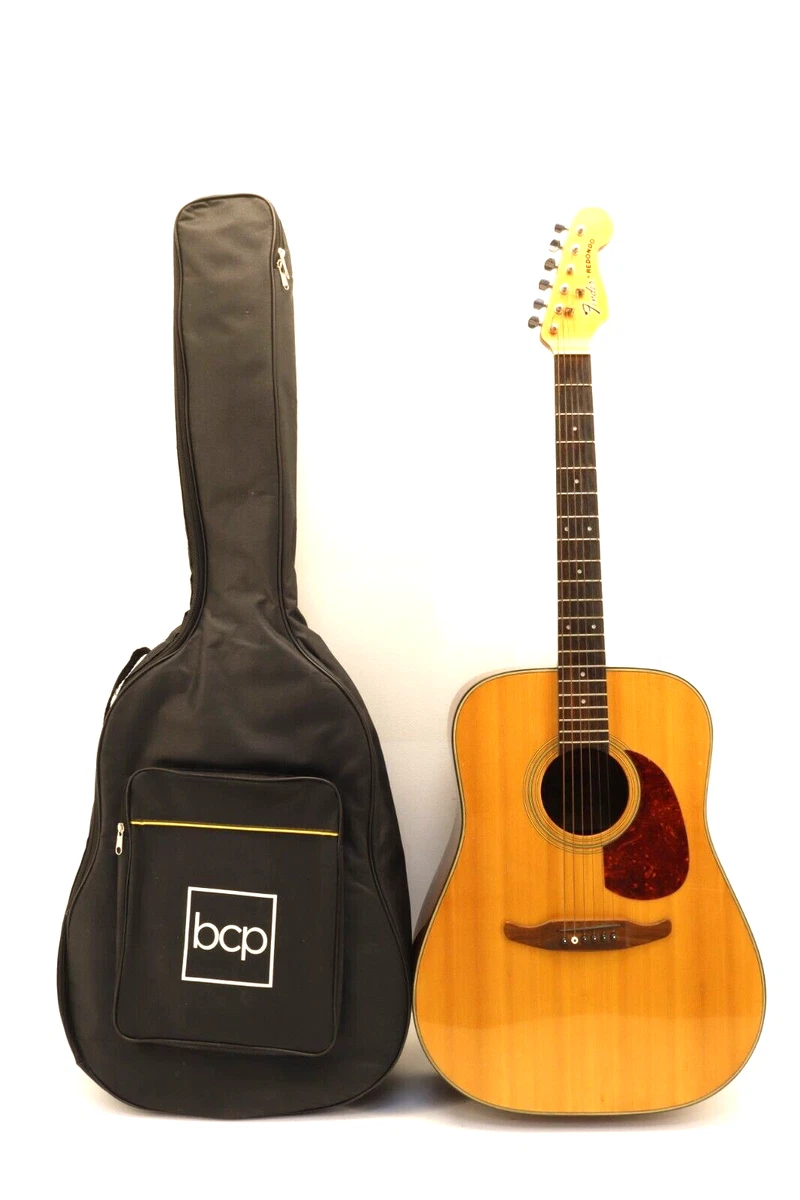 1988 1996 Fender Redondo Acoustic Guitar Made In Korea W Soft Case 27