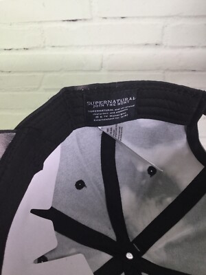 Supernatural Anti-Possession Bleach Wash Strapback Dad Cap  display picture 1