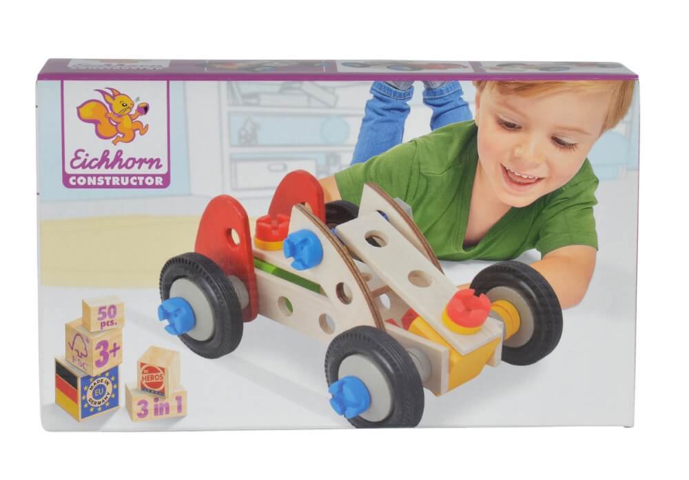 Heros Eichhorn Constructor - Rennauto, 50-teilig, Ab 3 Jahre