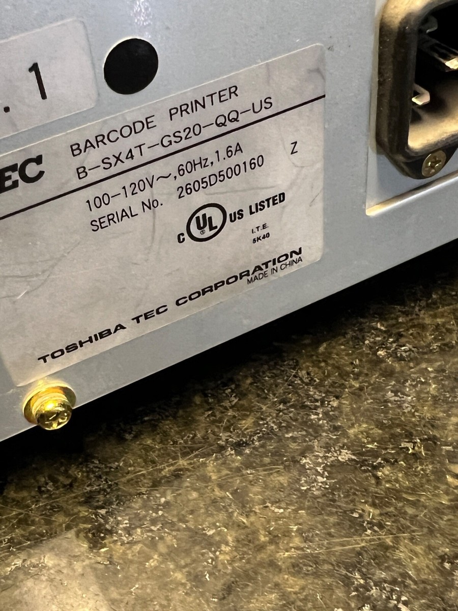 ¨̮⃝出品 Toshiba SX4 RFID READY, TEC Barcode Thermal Label Printer B-SX4T