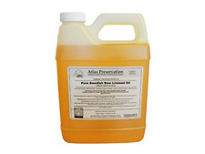 Pure Swedish Raw Linseed Oil - 1 Quart