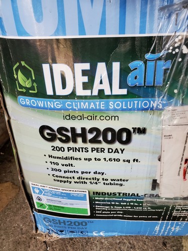 Ideal Air Hgc Industrial Grade Humidifier Gsh0 0 Pints Per Day White Ebay