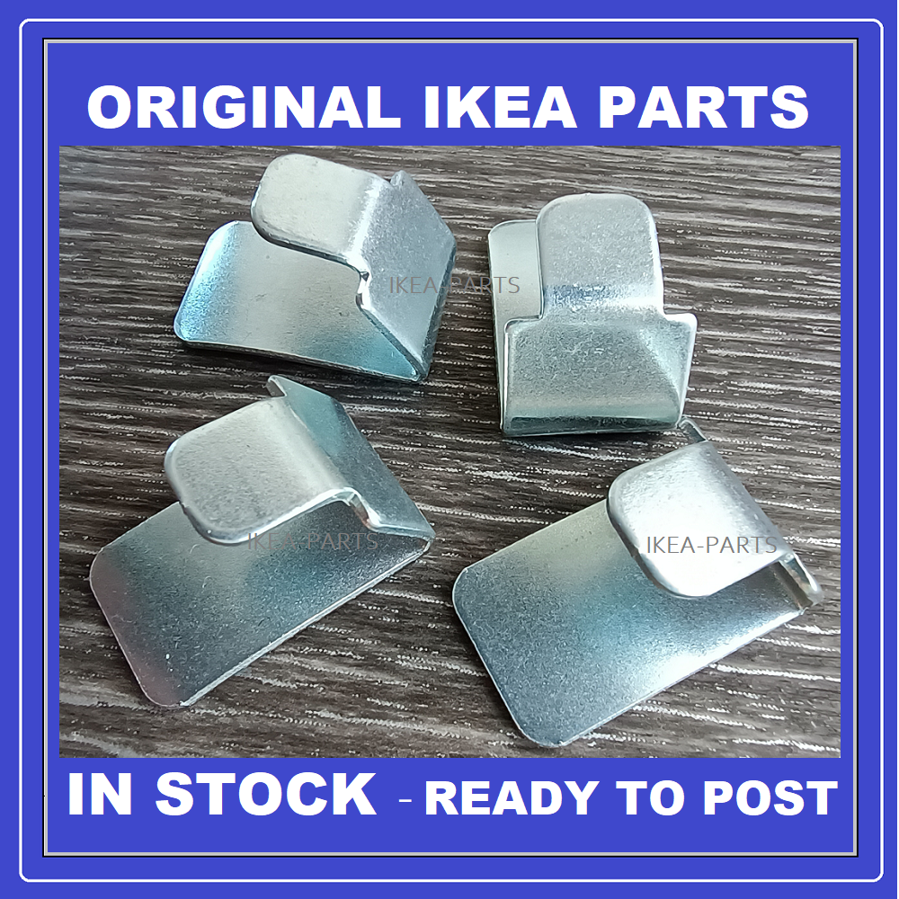 IKEA 114594 IVAR FABRIKOR SHELF SUPPORTS BRACKETS GLASS METAL
