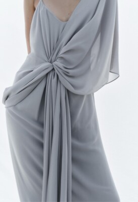 ZARA NWT $139 WOMAN SS24 MULTI-POSITIONAL GEORGETTE DRESS