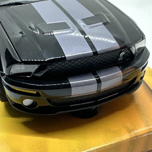 2005 HOT WHEELS 1:18 Diecast Black w/Grey SHELBY GT500 FORD MUSTANG Rare Color! - Picture 13 of 15