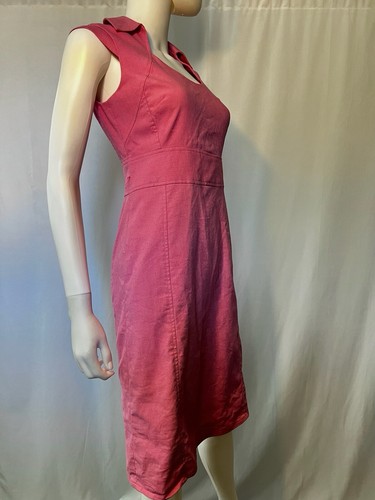 Etcetera Women's Dress Pink Knee Length Sleeveless Size 0 - Picture 3 of 10