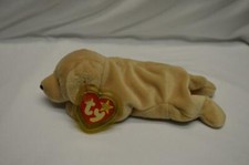 GUARANTEED AUTHENTIC FETCH THE GOLDEN RETRIEVER TY BEANIE BABY 1997 RED STAMP