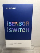 ELEGRP Occupancy Sensor Light Wall Switch Passive Infrared Motion Activated WHT