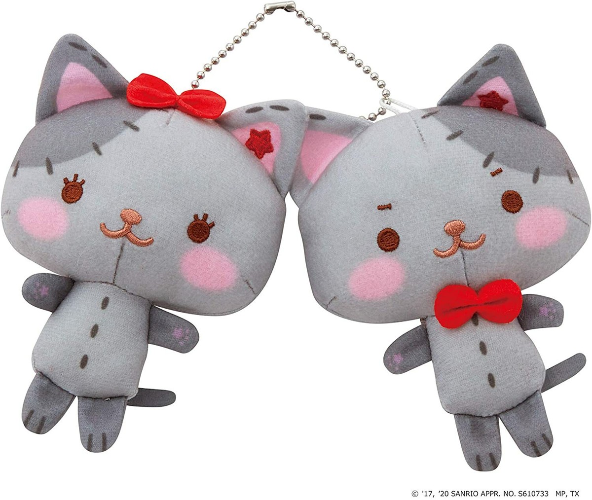 Mewkledreamy TSUGI HAGI Plush keychain Ball chain Sanrio 11cm