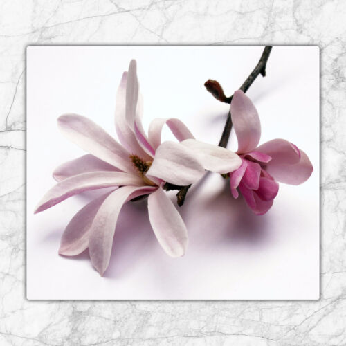 Planches à découper en verre plaques à découper verre magnolia - Photo 1/8