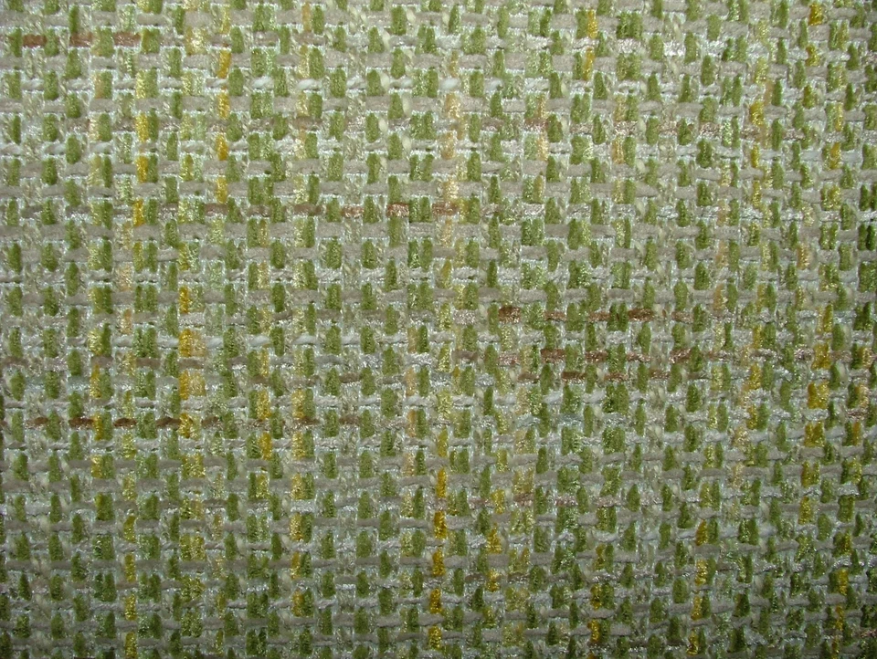 1.2 Metros ILIV Zen Cáñamo Verde con Textura Tela Tejida Cojín Cortina Tapicería - Imagen 3 de 4