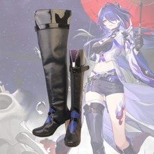 Acheron Shoes Honkai: Star Rail Cosplay Boots Handcrafted
