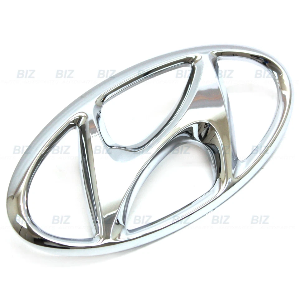 Genuine Front Grille "H" Emblem for 2017 2018 Hyundai Elantra Sedan 86320-F2100 - Image 3 of 4