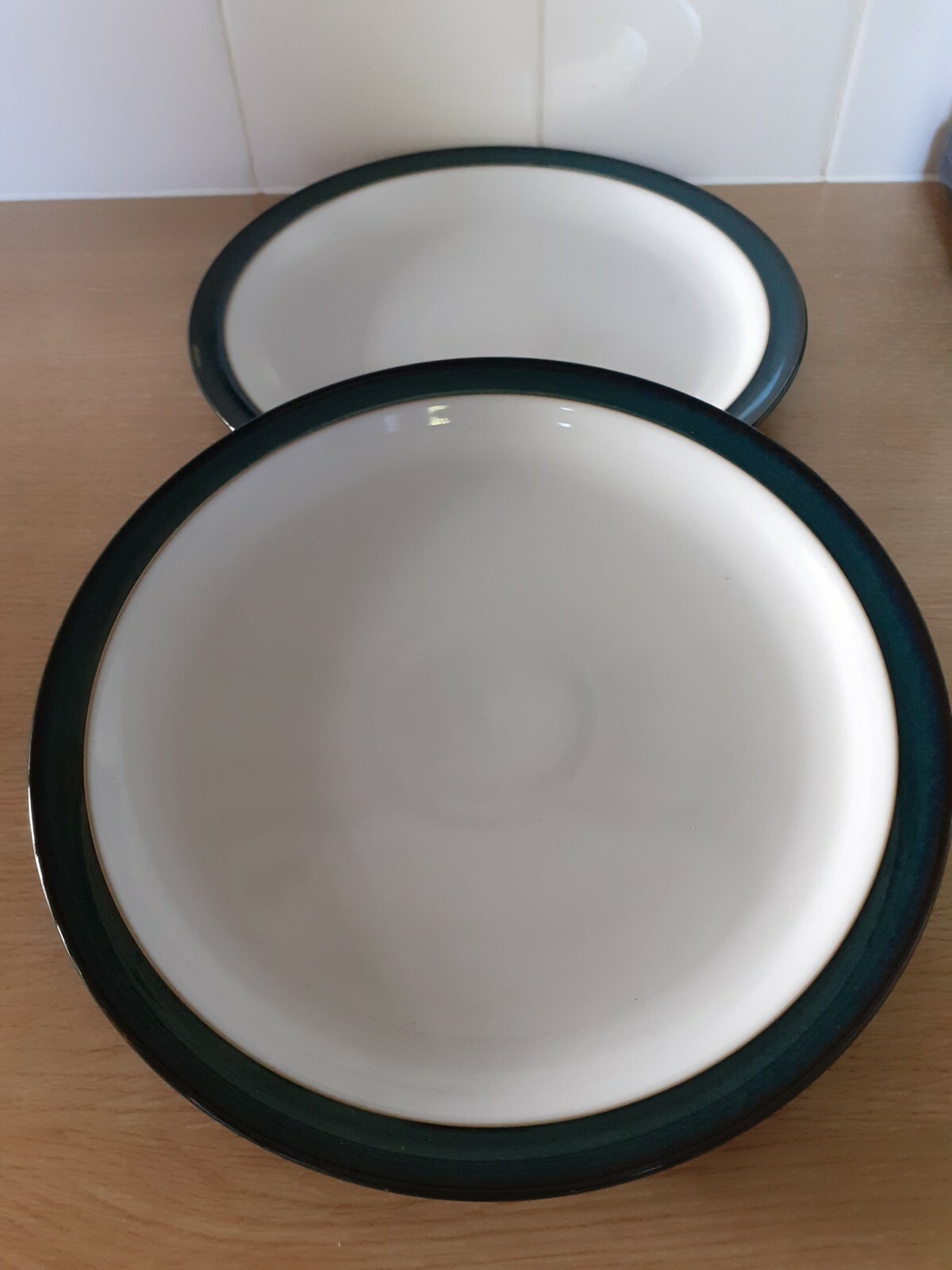 Denby Greenwich Dinner Plates x 2 Approx 26 cm Diameter eBay
