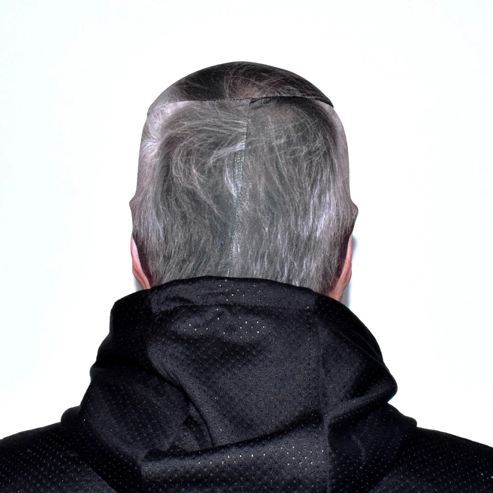 Maschera Faciale In Tessuto Con Effetto 3D Di Zombie Anziano Halloween FS127 - Immagine 4 di 4