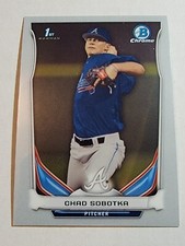 2014 Bowman Chrome Draft Baseball #CDP87 Chad Sobotka Atlanta Braves