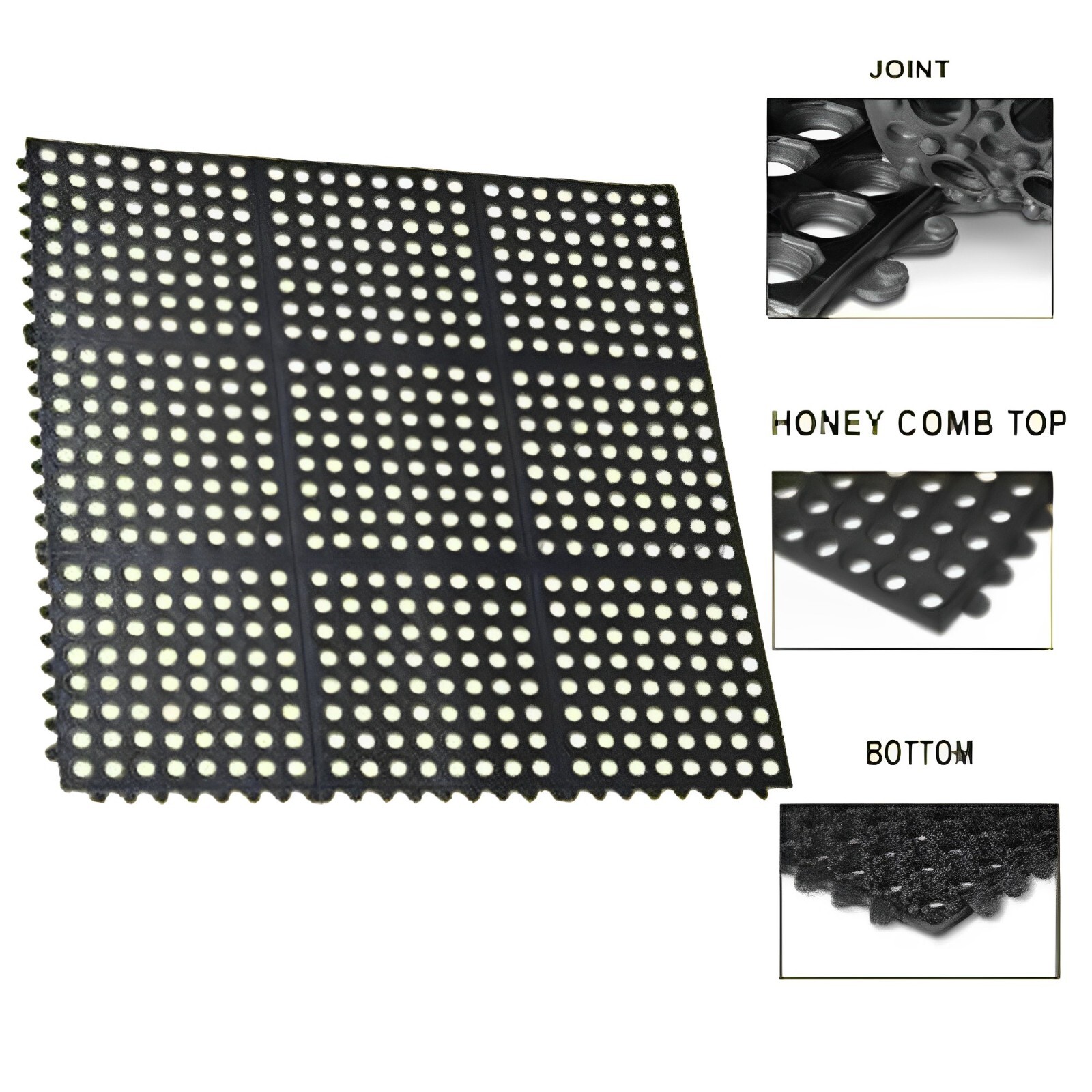 Rubber Flooring Matting Heavy Duty Mat Garage Work Warehouse Rubber Mat