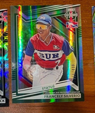 2022 Elite Extra Edition DPL Status Green #188 Francely Silverio 256/499