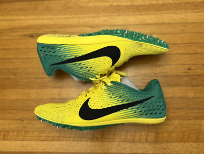 Nike Oregon Ducks Zoom Victory Elite Team Issued Track Spike Cleats Size 9.5 Nike Oregon Ducks Zoom Victory Elite Team Issued Track Spike  main image 3