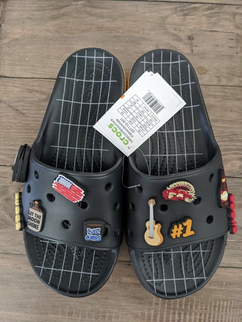 luke combs x crocs classic bootlegger slide