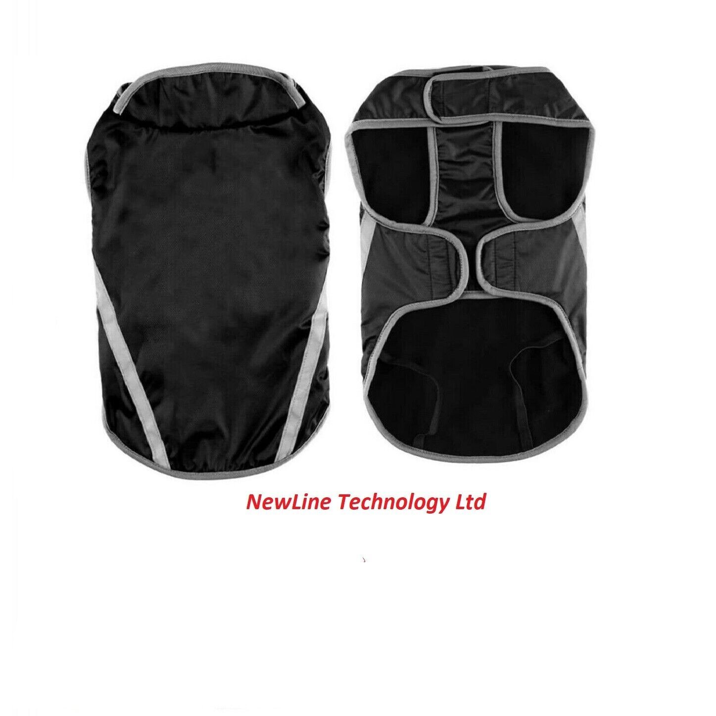 Idepet Waterproof Dog Coat Reflective Strap Warm Pet Jacket harness