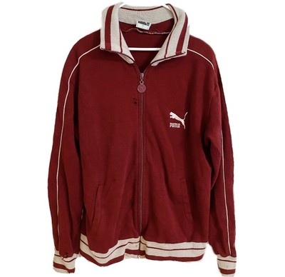 puma track jacket red