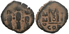 Byzanz Follis Herculius 610-641 Bronze Constantinopel 909/2E