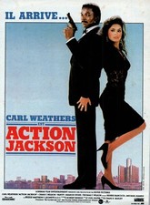 MINI AFFICHE CINEMA  : ACTION JACKSON/Craig Nelson.Vanity.Sharon Stone