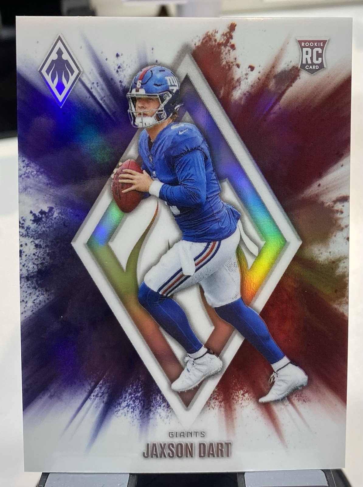 2025 Panini Phoenix Jaxson Dart Color Blast Case Hit SSP Rookie Card RC #14