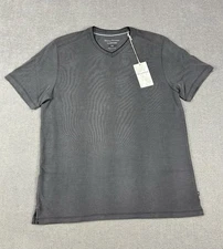 Tommy Bahama Shirt Mens Small Black Island Zone Short Sleeve Paradiso New