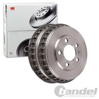 2X NK Ø 203Mm Bremstrommeln Hinten Passend FüR Seat Ibiza Skoda Fabia VW Polo |