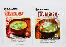 2 Kikkoman Instant Variety Soup SHIRO MISO / TOFU MISO 6 packs total