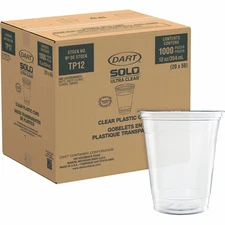 Solo Cup Ultra Clear 12 oz Practical-Fill Cold Cups - 50.0 / Pack - 20 / Carton