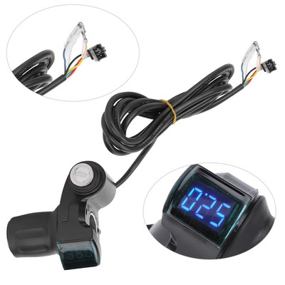 1 Paar E Bike Thumb Throttle LCD Display Digital Battery Voltage Power Swit CU