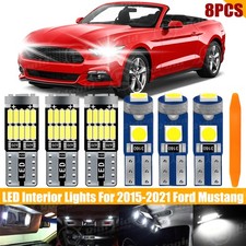 Canbus White Interior Led Lights Reverse Light Kit For 2015-2021 Ford Mustang Canbus White Interior Led Lights Reverse Light Kit For 2015-2021 Ford Mustang
