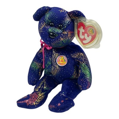 Ty Beanie Baby Comet The Bear BBOM Top Zustand mit Etikett und Protektor 
