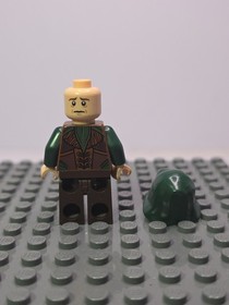 Lego - Mirkwood Elf - Dark Green - lor080 - set 79012 - Hobbit LOTR Minifigure