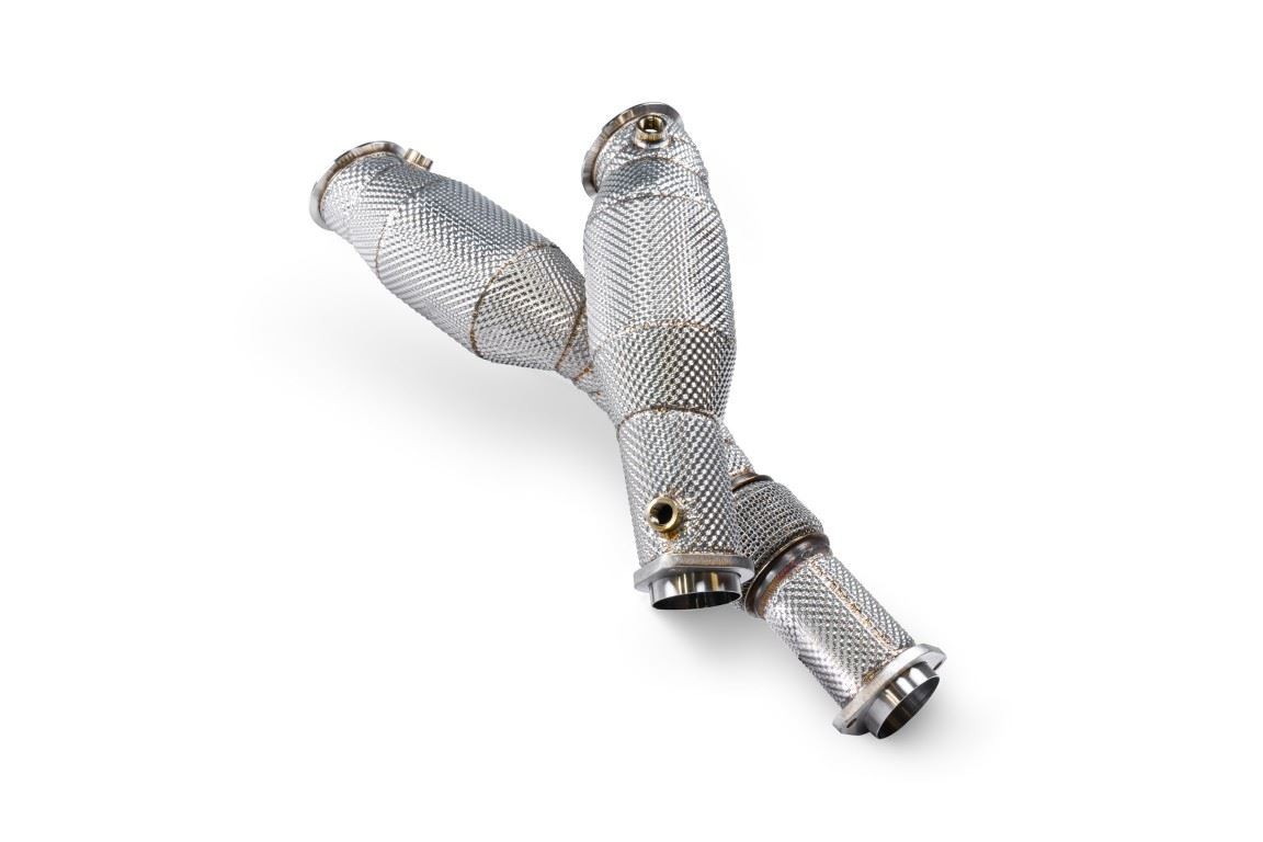 Scorpion Exhaust Downpipes W/ Hi-Flo Sports Cats BMW M3 G80 ROW No-GPF 21-26